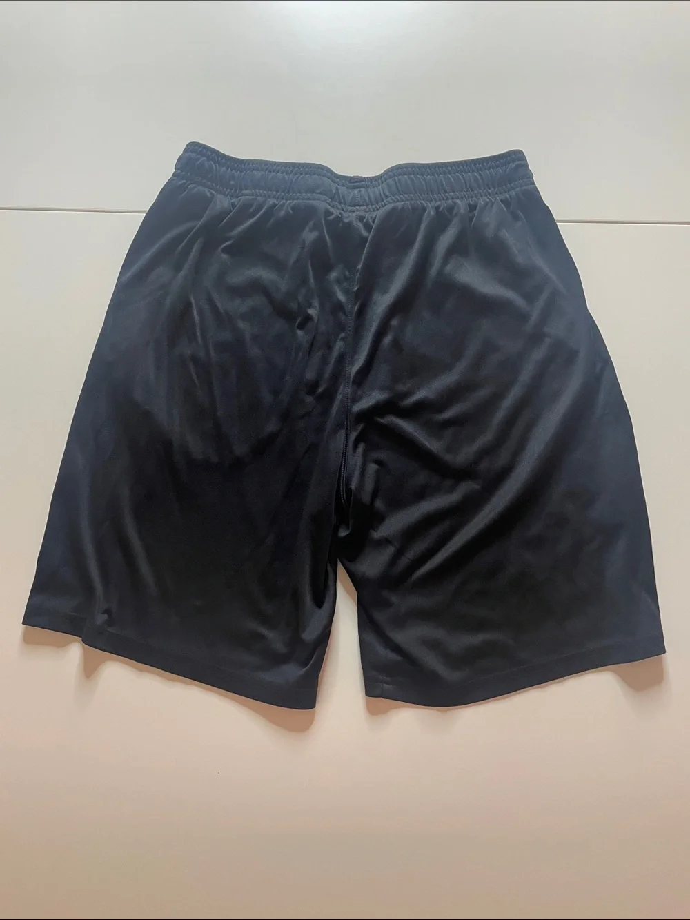 Under Armour Black Boys' Athletic Shorts with Light Blue Logo